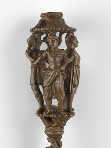 Quenouille en bois avec fuseau, image 4/14