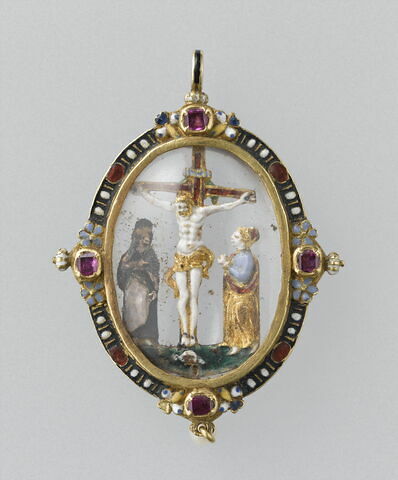 Pendentif : Crucifixion et serpent d'airain