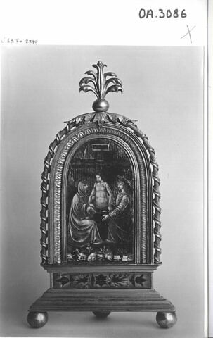 Baiser de paix : le Christ mort entre la Vierge et saint Jean, image 8/8