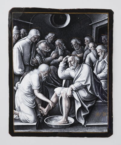 Plaque : Le Lavement des pieds, image 1/6
