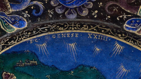 Assiette : La Rencontre de Rebecca et Isaac, image 2/6