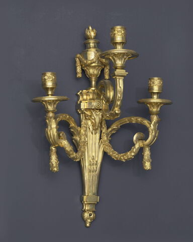 Bras d'applique à trois branches, d'une paire (avec OA 5190 2), image 2/3