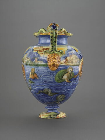 Vase à deux anses : Tritons et Néréides, image 8/8