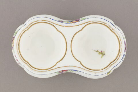 Salière double, d'un ensemble de treize (TH 849 à 861), d'un service (TH 809 à 1066), image 3/3
