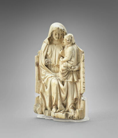 Figure d'applique : Vierge à l'Enfant trônant, image 3/3