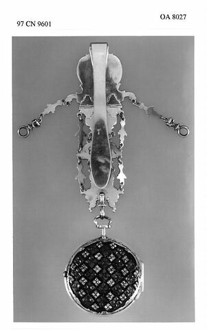 Montre ronde assortie d'une châtelaine, image 6/10