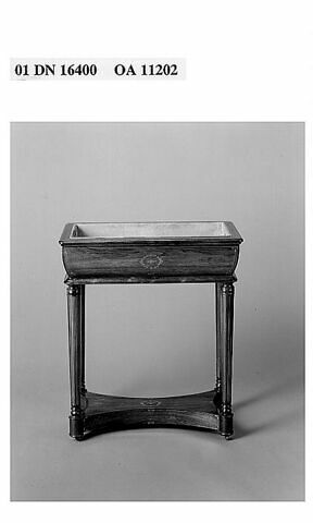 Jardinière d'intérieur avec bac en zinc, image 3/4