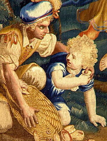 La petite reine, de la tenture des Jeux d'Enfants, image 7/7