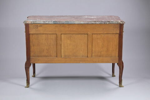 Commode marqueterie à deux tiroirs, image 5/9