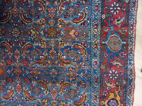 Tapis velours rectangulaire d'Orient, image 2/7
