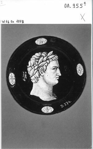 Assiette : Le mois d'avril, d'une série de quatre (OA 955 1 à 4), image 4/4