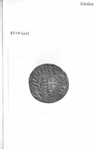 Pièce de monnaie : denier d'argent de Melle