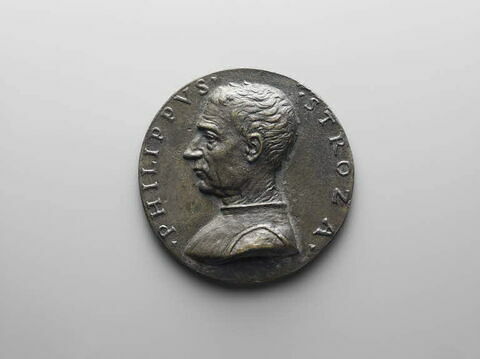 Médaille : Filippo Strozzi / Aigle surplombant les armes des Strozzi