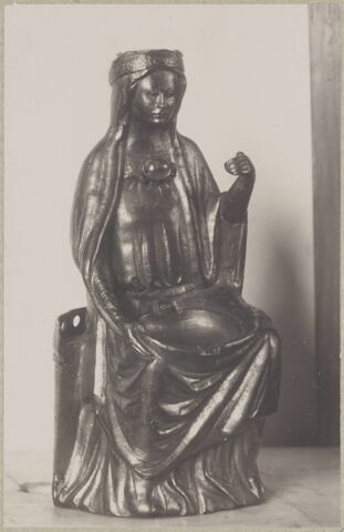 Statuette : Vierge trônante, image 17/20