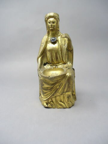 Statuette : Vierge trônante, image 5/20