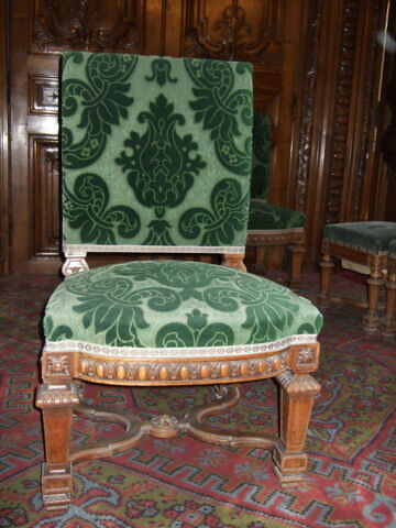 Chaise de l'antichambre Napoléon III (d'un ensemble de huit)