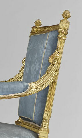 Fauteuil, d'un ensemble de trois fauteuils et trois chaises en demi cabriolet (avec OA 9452 B, C et OA 9452 D, E, F), image 4/12