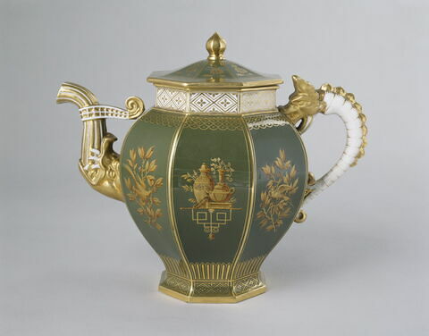 Théière "chinoise à pans Leloi"