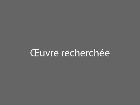 Assiette : personnage dans un paysage