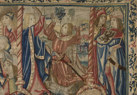 La remise du butin pris sur les Madianites, d'une tenture de l'Histoire de Gédéon, image 3/7