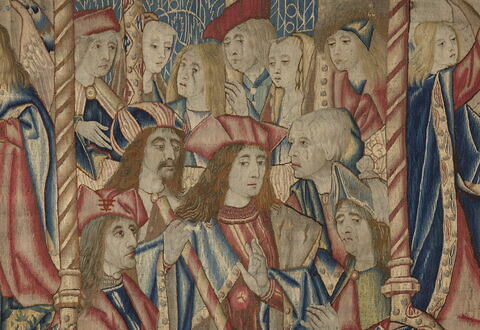 La remise du butin pris sur les Madianites, d'une tenture de l'Histoire de Gédéon, image 4/7