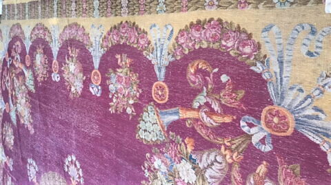 Tapis velours rectangulaire à rosace centrale, image 7/11