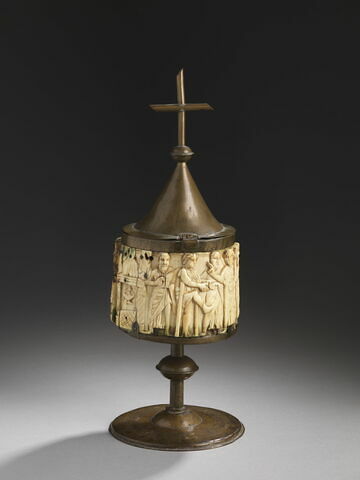 Pyxide de Lavoûte-Chilhac, d'une paire : le Christ et la Samaritaine ; Miracles du Christ, image 3/10