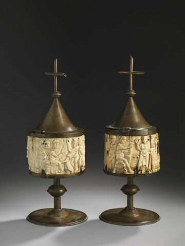 Pyxide de Lavoûte-Chilhac, d'une paire : le Christ et la Samaritaine ; Miracles du Christ, image 8/10