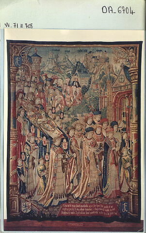 Les funérailles de saint Anatoile, de la tenture de saint Anatoile de Salins, image 2/3