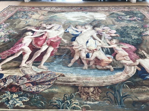 L'Amour et Psyché au bain, de la tenture des Sujets de la Fable ou des Amours de Psyché, image 12/19