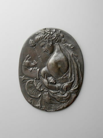 Plaquette : bacchante
