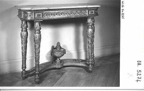 Console à quatre pieds d'une paire (voir OA 5275), image 2/2