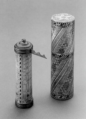 Cadran cylindrique dit "de berger" et son étui