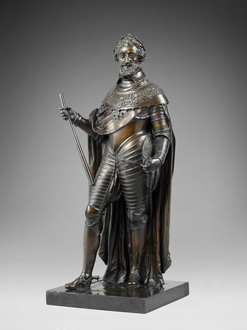 Statuette : Henri IV en cuirasse, image 3/5