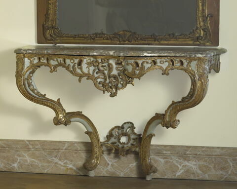 Console d'applique à deux pieds