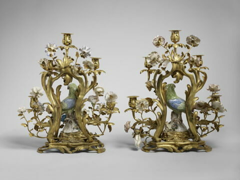 Candélabre à cinq lumières d'une paire (voir aussi SN 587), image 2/2