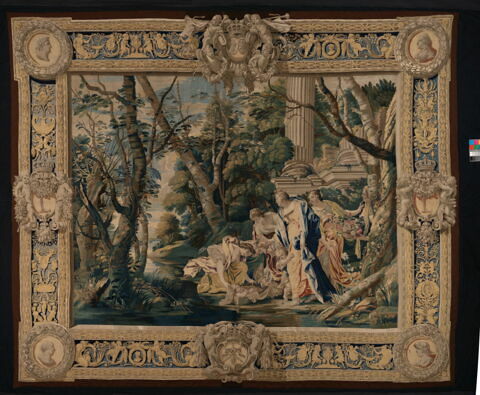 Moïse sauvé des eaux, de la tenture de L'Ancien Testament