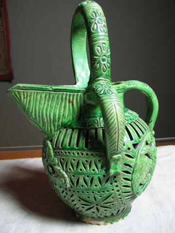 Pot ajouré à large bec et quatre anses, image 3/7