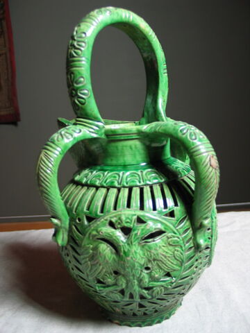 Pot ajouré à large bec et quatre anses, image 4/7