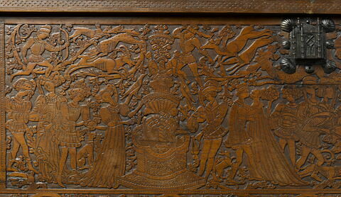 Coffre à scènes courtoises, image 7/17