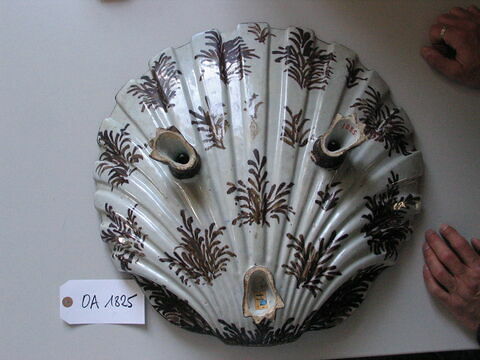 Bassin en forme de coquille polychrome : Neptune, image 5/6