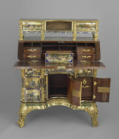 Bureau à gradin décoré de scènes des Métamorphoses d'Ovide, image 5/13