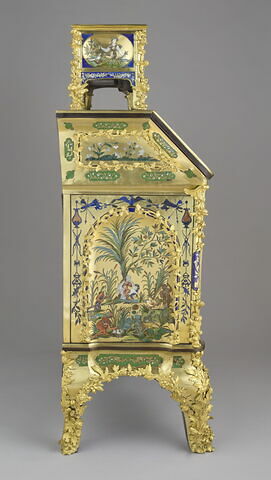 Bureau à gradin décoré de scènes des Métamorphoses d'Ovide, image 10/13