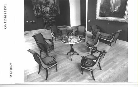 Bergère du salon de Madame Récamier (OA 11384 à 11391), d'une paire avec OA 11386, image 8/8
