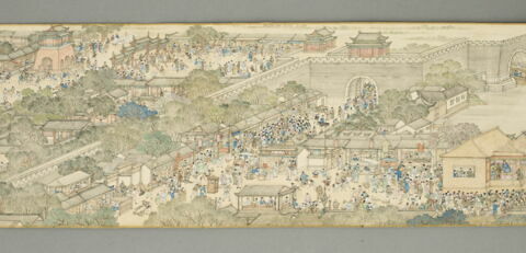 Rouleau: Sur le fleuve, le jour de la fête de Qingming (Qingming shangue tu 清明上河圖), image 4/18