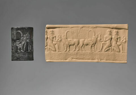 Sceau d'Ibni-sharrum, scribe de Shar-kali-sharri, roi d'Akkad, image 2/6