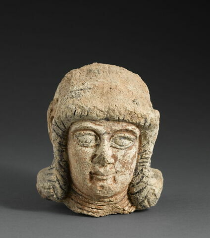 figurine ; tête funéraire, image 3/4