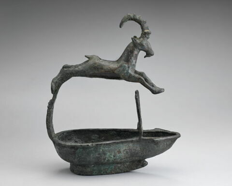 Lampe avec bouquetin, image 3/7