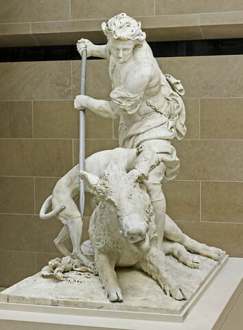 Chasseur terrassant un sanglier, image 5/5
