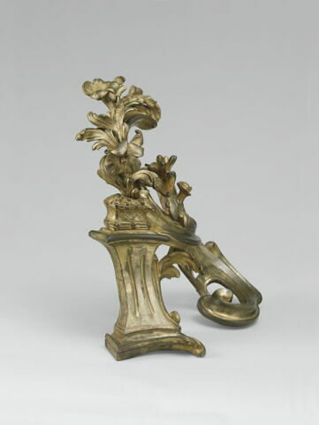 Chenet, d'une paire (avec OA 12378 2), image 3/8